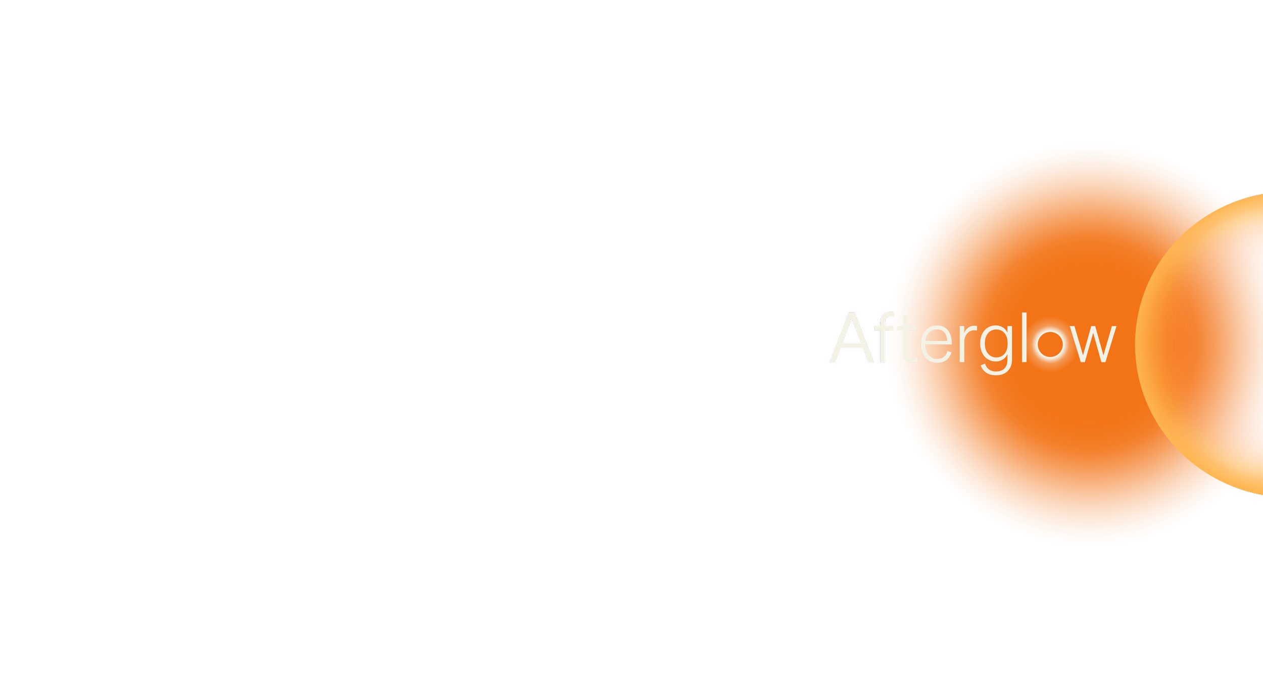 Afterglow platform glow visual